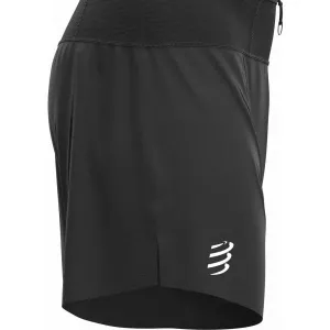 Compressport TRAIL 2-in-1 SHORT Pánske kompresné bežecké šortky, čierna, veľkosť