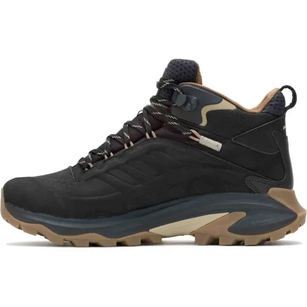 Turistické topánky Merrell Moab Speed 2 LTR Mid WP - black