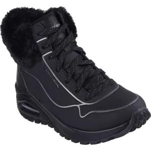 Skechers UNO RUGGED - FALL SHIMMER Dámska zimná obuv, čierna, veľkosť