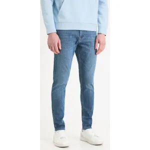 CELIO FOSKINNY1 Pánske džínsy, modrá, veľkosť