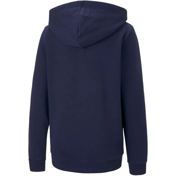 Puma TEAMGOAL 23 CASUALS HOODED JACKET JR Futbalová tepláková bunda, tmavo modrá, veľkosť