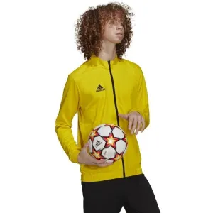 adidas ENT22 TK JKT Pánska futbalová mikina, žltá, veľkosť