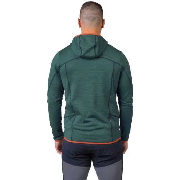Hannah DAMAR HOODY Pánska funkčná mikina, tmavo zelená, veľkosť