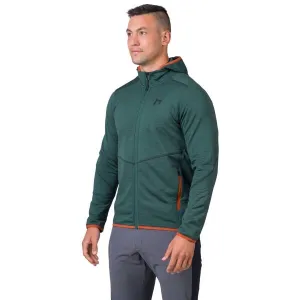 Hannah DAMAR HOODY Pánska funkčná mikina, tmavo zelená, veľkosť