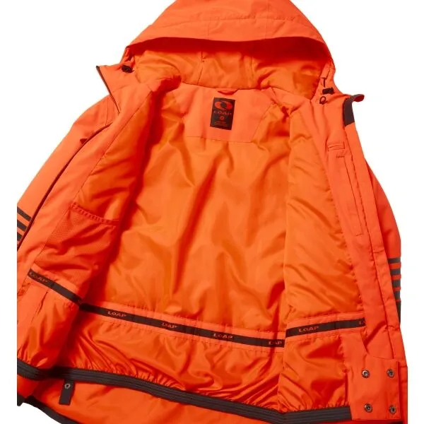 LOAP LAWNOR Pánska lyžiarska bunda, oranžová, veľkosť