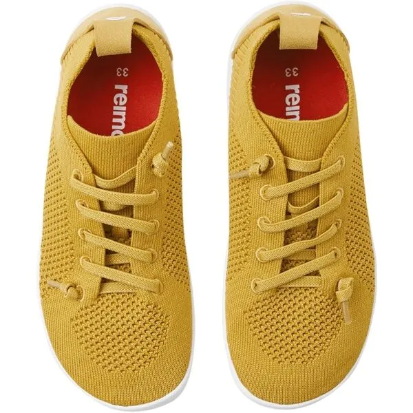 REIMA ASTELU Detská barefoot obuv, žltá, veľkosť