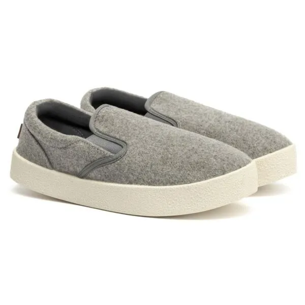 Oldcom EMILY Dámske filcové slip-on, sivá, veľkosť
