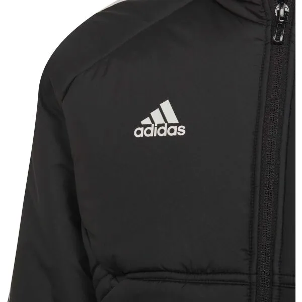 adidas CON22 WINT JKTY Chlapčenská futbalová bunda, čierna, veľkosť