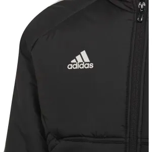 adidas CON22 WINT JKTY Chlapčenská futbalová bunda, čierna, veľkosť