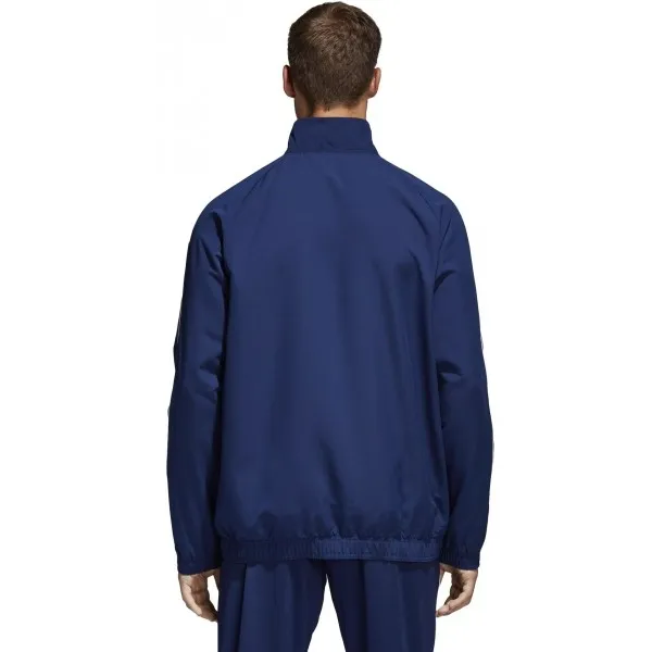 adidas CORE18 PRE JKT Pánska športová bunda, tmavo modrá, veľkosť