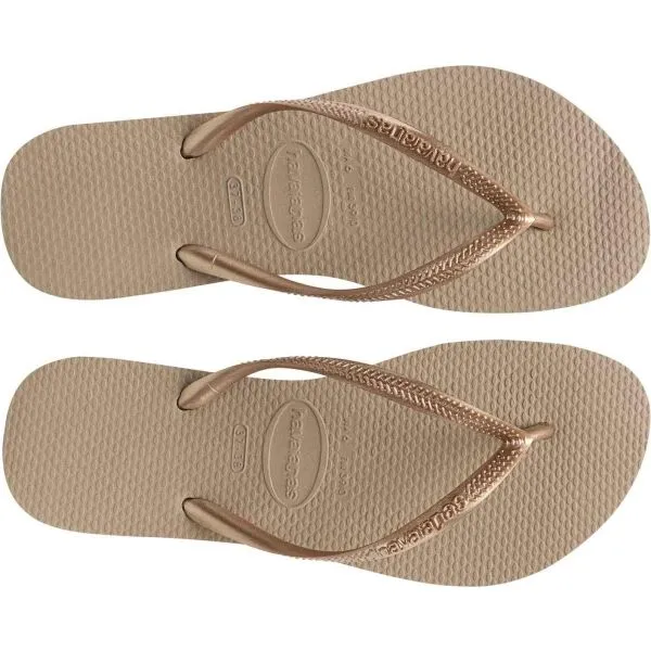 HAVAIANAS SLIM Dámske žabky, zlatá, veľkosť 35/36