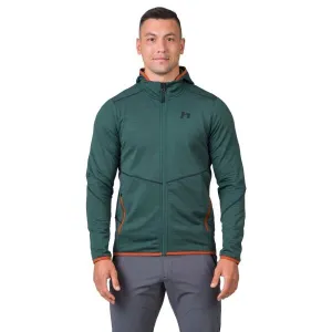 Hannah DAMAR HOODY Pánska funkčná mikina, tmavo zelená, veľkosť