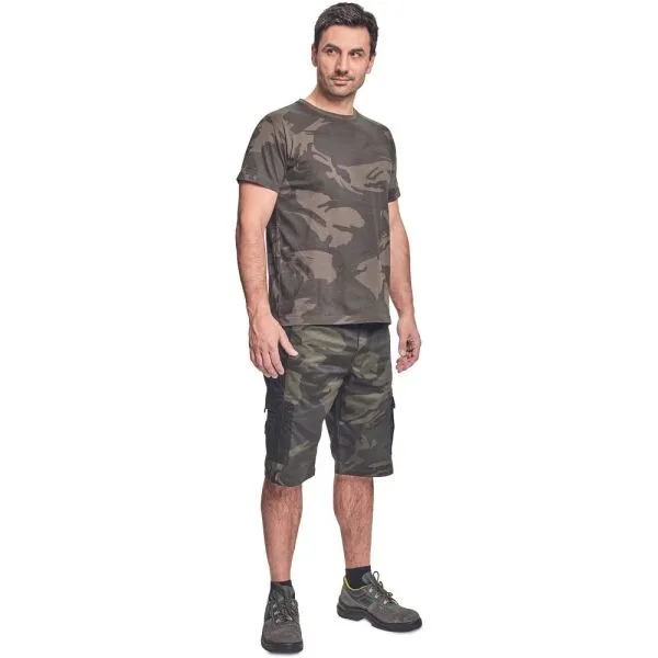 CERVA CRAMBE Pánske šortky, khaki, veľkosť