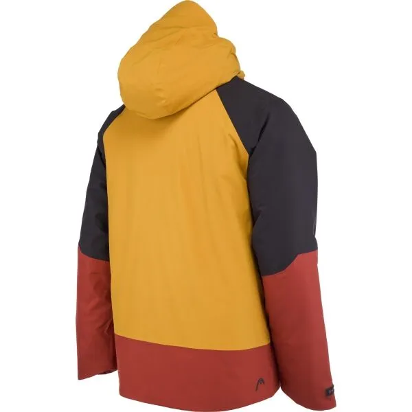 Head JANUS Pánska lyžiarska bunda, žltá, veľkosť XXL