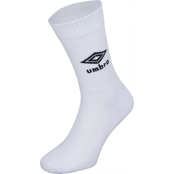 Umbro SPORTS SOCKS - 3 PACK Ponožky, biela, veľkosť