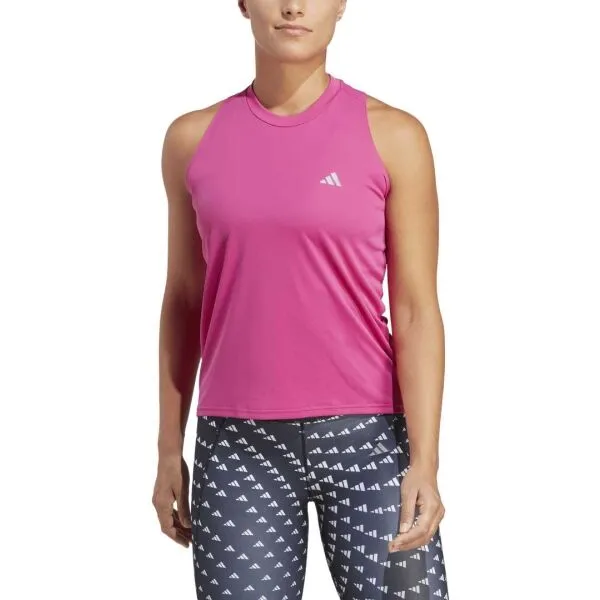 adidas RUN IT TANK Dámske bežecké tielko, ružová, veľkosť