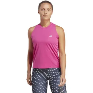 adidas RUN IT TANK Dámske bežecké tielko, ružová, veľkosť