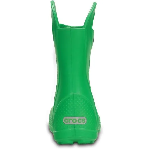 Crocs HANDLE IT RAIN BOOT KIDS Detské gumáky, zelená, veľkosť 32/33