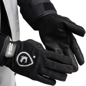 ADVENTER & FISHING GLOVE Pánske rukavice na lovenie v sladkej vode, čierna, veľkosť M/L