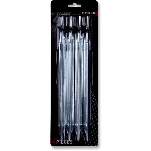 TRIMM V-PEG-S30 (4PCS) Stanový kolík, strieborná, veľkosť
