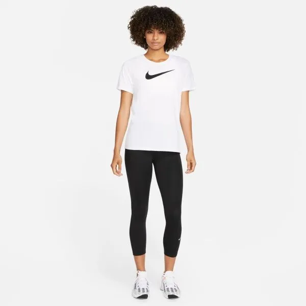 Nike NK DF TEE SWOOSH Dámske tričko, biela, veľkosť