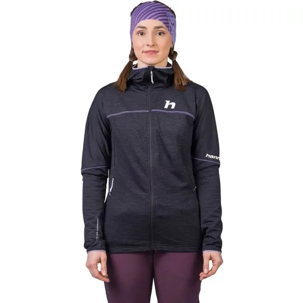 Hannah MEDA HOODY Dámska funkčná mikina, čierna, veľkosť