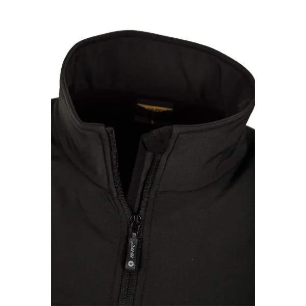Hi-Tec LUMMER SOFTSHELL JACKET LUMMER SOFTSHELL JACKET - Pánska softshellová bunda, čierna, veľkosť