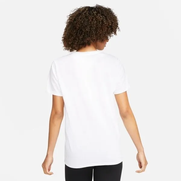 Nike NK DF TEE SWOOSH Dámske tričko, biela, veľkosť