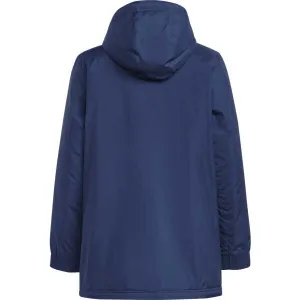 adidas ENTRADA 22 STADIUM JACKET Juniorská futbalová bunda, tmavo modrá, veľkosť