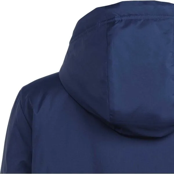 adidas ENTRADA 22 STADIUM JACKET Juniorská futbalová bunda, tmavo modrá, veľkosť