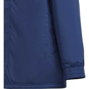adidas ENTRADA 22 STADIUM JACKET Juniorská futbalová bunda, tmavo modrá, veľkosť