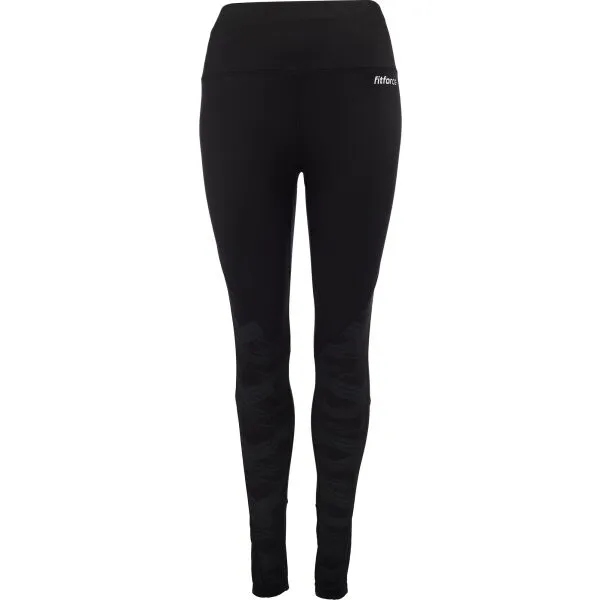 Fitforce TROLENE Dámske fitnes legíny, čierna, veľkosť
