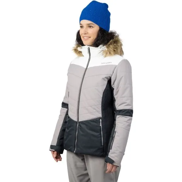 Hannah NIQUE Dámska lyžiarska/snowboardová bunda, hnedá, veľkosť