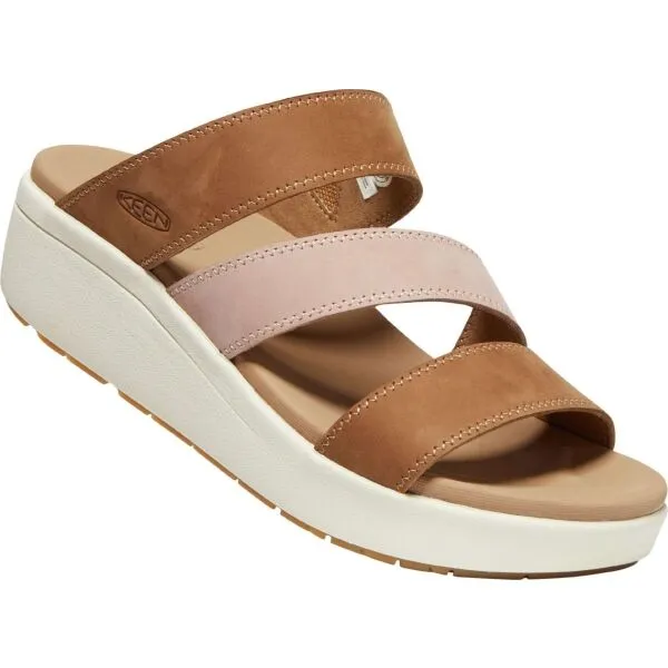 Keen ELLECITY SLIDE W Dámske šľapky, hnedá, veľkosť 38
