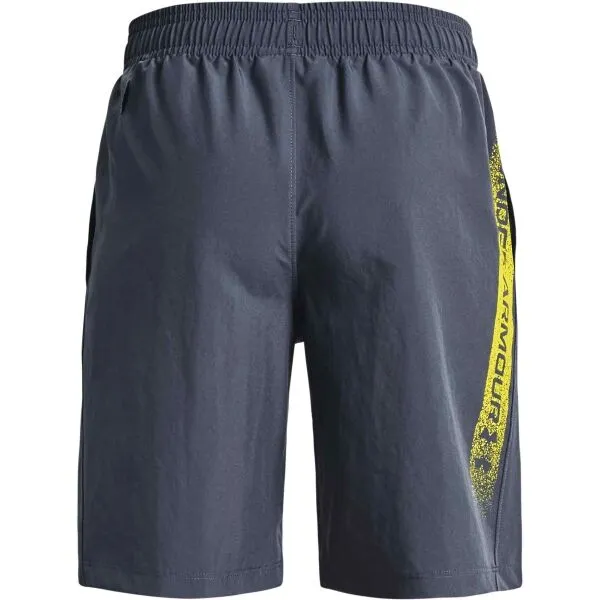 Under Armour WOVEN GRAPHIC SHORTS Chlapčenské kraťasy, tmavo sivá, veľkosť M