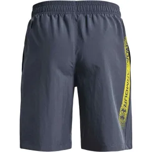 Under Armour WOVEN GRAPHIC SHORTS Chlapčenské kraťasy, tmavo sivá, veľkosť M