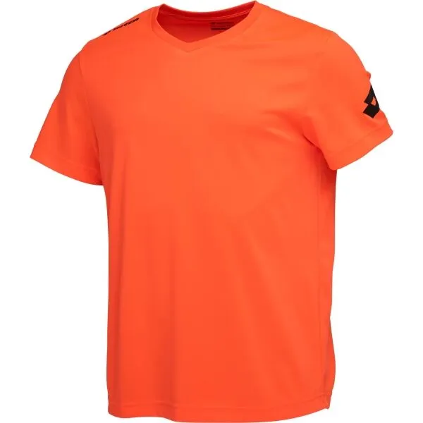 Lotto JERSEY TEAM EVO SS Pánsky futbalový dres, oranžová, veľkosť XXL