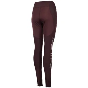 KARI TRAA TIRILL TIGHTS Dámske športové legíny, vínová, veľkosť