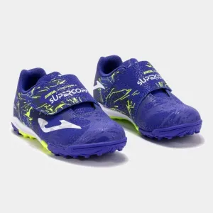 Chlapčenské futbalové kopačky turfy JOMA Super Copa 2403 K TF royal blue