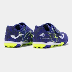 Chlapčenské futbalové kopačky turfy JOMA Super Copa 2403 K TF royal blue