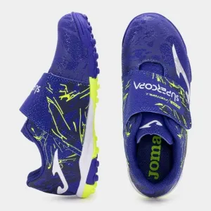 Chlapčenské futbalové kopačky turfy JOMA Super Copa 2403 K TF royal blue