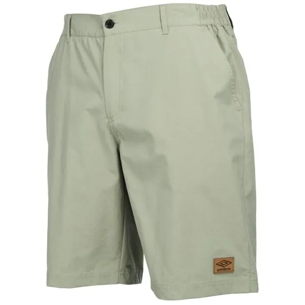 Umbro PARKER Pánske plátené šortky, svetlo zelená, veľkosť