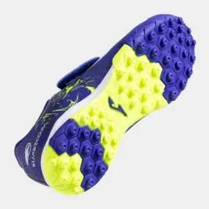 Chlapčenské futbalové kopačky turfy JOMA Super Copa 2403 K TF royal blue