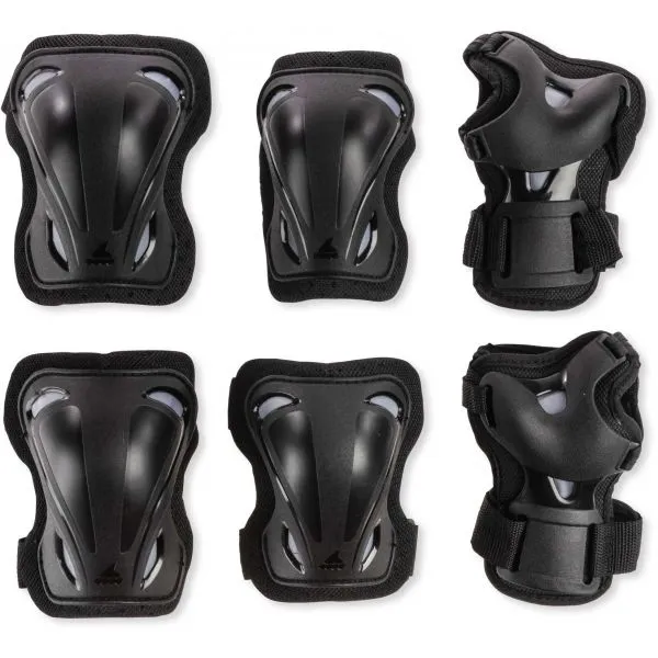 Rollerblade SKATE GEAR 3 PACK Set in-line chráničov, čierna, veľkosť