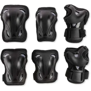 Rollerblade SKATE GEAR 3 PACK Set in-line chráničov, čierna, veľkosť