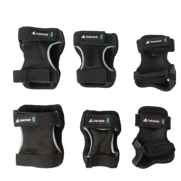 Rollerblade SKATE GEAR 3 PACK Set in-line chráničov, čierna, veľkosť