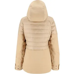 KARI TRAA RAGNHILD DOWN JACKET Dámska páperová lyžiarska bunda, béžová, veľkosť