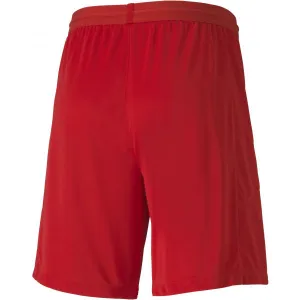 Puma TEAM FINAL 21 KNIT SHORTS Pánske šortky, červená, veľkosť