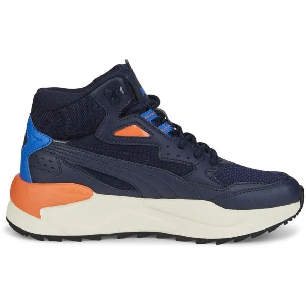 Puma X-RAY SPEED MID WTR JR Chlapčenská obuv, tmavo modrá, veľkosť 38