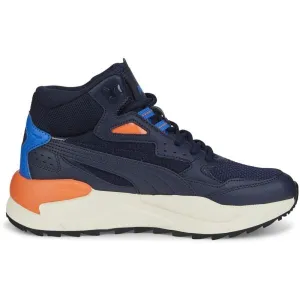 Puma X-RAY SPEED MID WTR JR Chlapčenská obuv, tmavo modrá, veľkosť 38